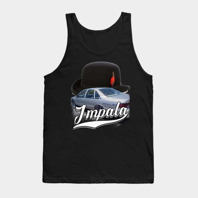 Impala SS Derby Bowler Hat Tank Top by Black Ice Design